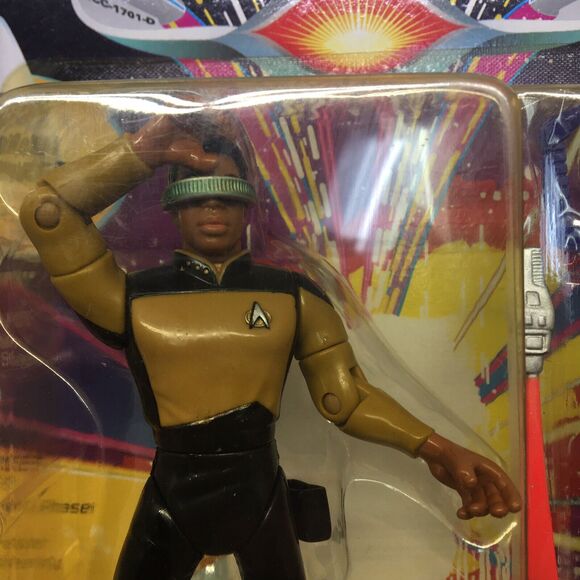 STAR TREK The Next Generation Lieutenant George La Forge Playmates Figure- Read - Picture 4 of 9
